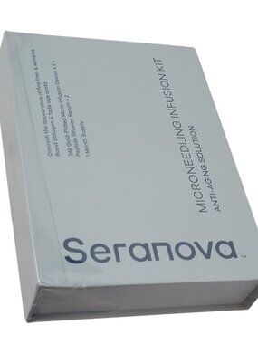 SEALED Seranova Microneedling Infusion Kit Anti-Aging Solution 1 Month Supply